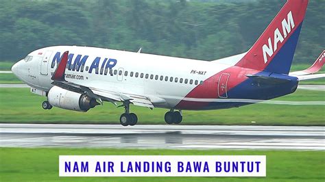 Dari Basah Sampai Kering Hujan Pagi Pesawat Take Off Dan Landing Di