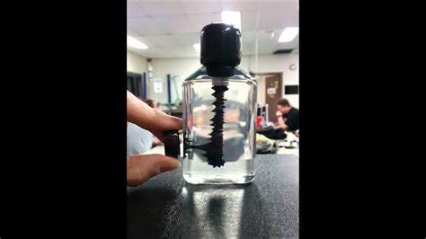 Ferrofluid Magnetic Liquid In A Bottle Looks Like Venom From