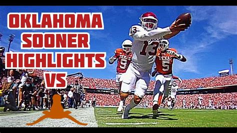 Oklahoma Sooners Highlights Vs Texas Longhorns Oklahomasooners Youtube