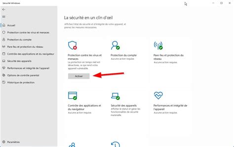 Comment activer la protection en temps réel de Windows Defender