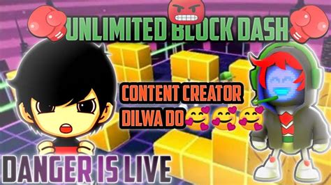 Playing Unlimited Block Dash Code Duo War ROAD TO 12K Stumble Guys