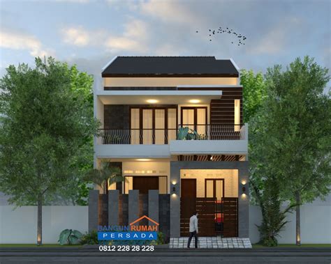 Desain Tampak Depan Rumah 2 Lantai Homecare24