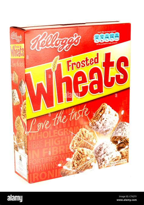 Kelloggs Frosted Wheats Cereal Stock Photo Alamy