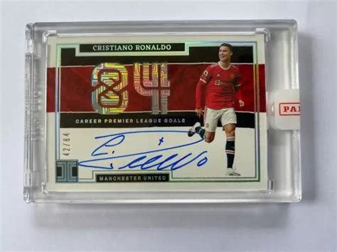 Cristiano Ronaldo Panini Impeccable Premier Stats Autographe