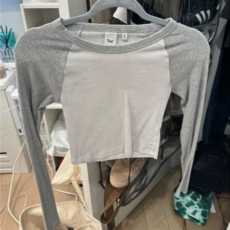 Tna Tops Aritzia Tna Long Sleeve Shirt Poshmark