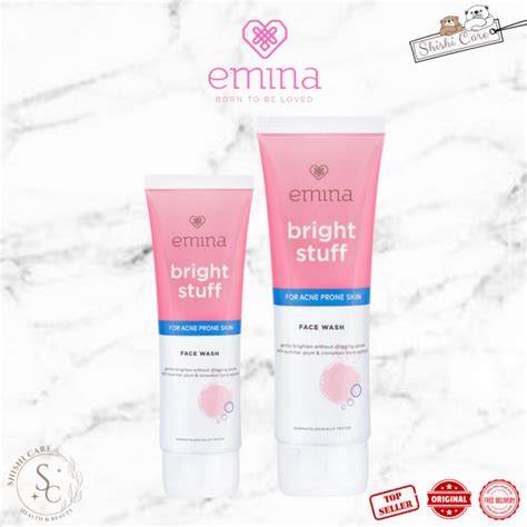 Emina Bright Stuff Acne Prone Skin Face Wash Lazada Indonesia