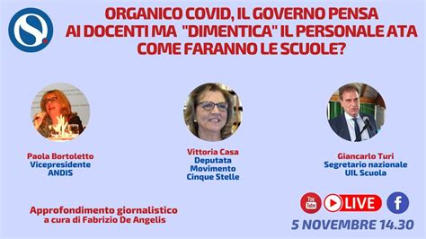 Organico Covid Il Governo Pensa Ai Docenti Ma Dimentica Il Personale