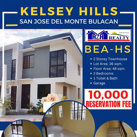 Bea Model Kelsey Hills San Jose Del Monte City Bulacan Aza Realty | San Jose del Monte