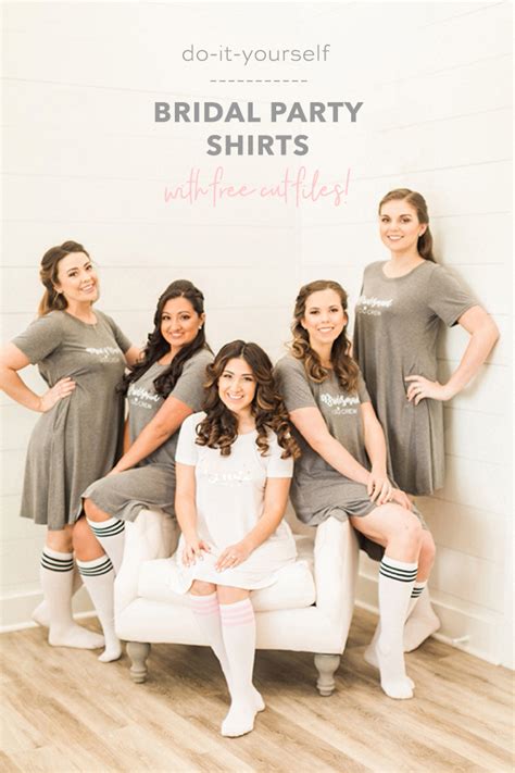 You Have To See These Gorgeous Diy Bridal Party Shirts