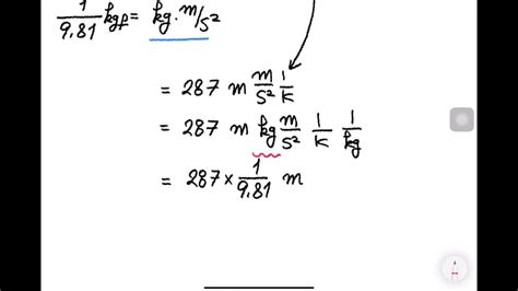 기체상수 R 와 단위변환 Gas constant and unit conversion YouTube