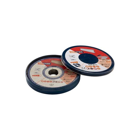 10 Disques De Coupe Pour Métal Dexter Diam 115 X 1 X 22 23 Mm T41