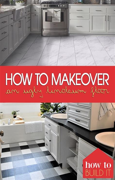 How To Makeover An Ugly Linoleum Floor How To Build It