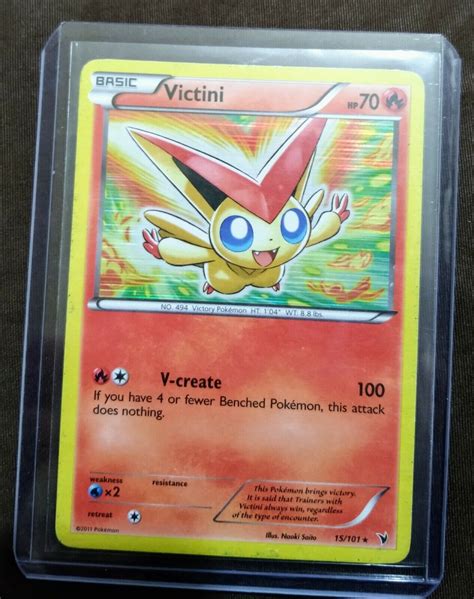 Pokemon Victini Card