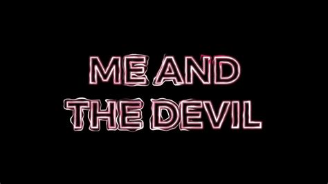 Me And The Devil Soapandskin Edit Audio Youtube