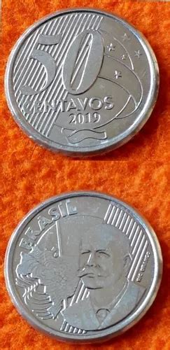 Moneda De 50 Centavos De Brasil Sin Circular Año 2019