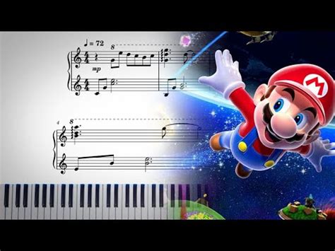 Luma Super Mario Galaxy Piano Tutorial Youtube