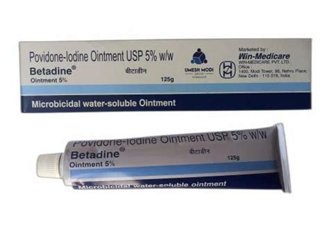 Povidone Iodine Ointment Usp W W Betadine Packaging Size G At