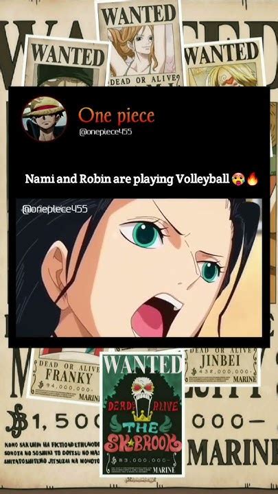 Nami And Robin Playing Volleyball 🔥 Onepiece Animeedit Nami Robin Luffy Shorts Youtube