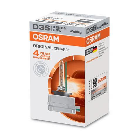 66340 OSRAM XENARC ORIGINAL Bulb, spotlight D3S (Gas Discharge Lamp ...