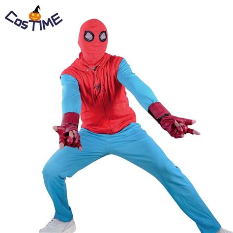 Spider Man Homecoming Costume Peter Parker Tom Holland Spiderman ...