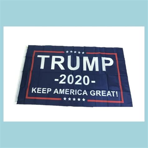 Donald Trump 2020 Keep America Great Flag 3x5 Ft Blue Polyester With