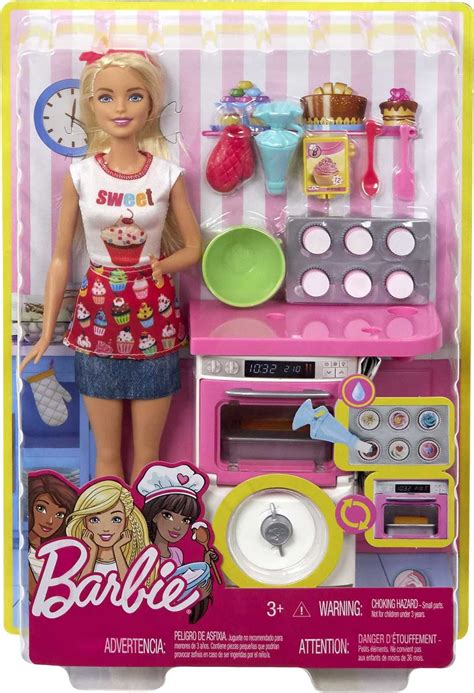 Barbie Bakery Baking Doll And Playset | canoeracing.org.uk