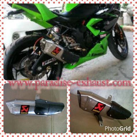 Jual Knalpot Akrapovic Carbon Titan New Slip On Kawasaki Ninja 250cc Fi