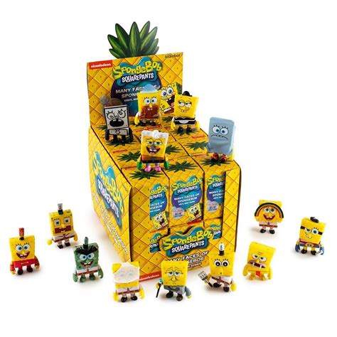 Many Faces Of Spongebob Squarepants Blind Box Mini Figure Kidrobot