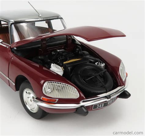 Norev Scale Citroen Ds Pallas Red Silver