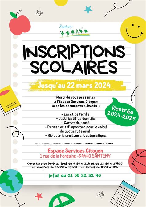 Rentrée 2024 tout savoir sur les inscriptions scolaires Mairie de