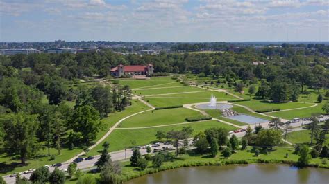 Forest Park St Louis City Park By 4k Aerial Drone Youtube