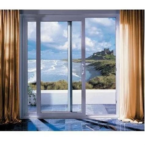 Sudhakar White Residential Upvc Sliding Door For Home Interior At Rs