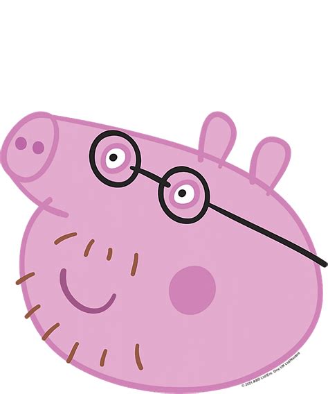 Peppa Pig Happy Daddy Pig Big Face png, sublimation.pngPeppa - Inspire Uplift