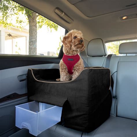 Snoozer Black Luxury Lookout I Dog Car Seat, Small Petco, 60% OFF