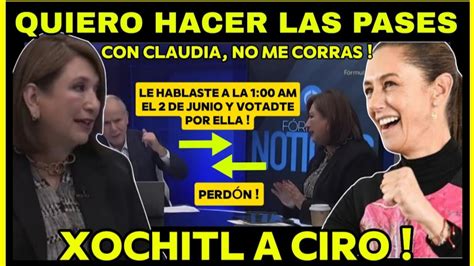 Xichitl Se HUM1LL4 Ante Ciro Y El Conductor Le Da La Espalda Y La C0RRE