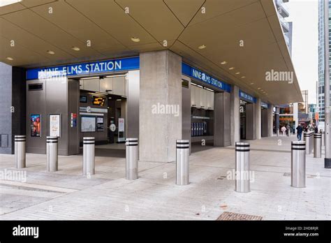 Exterior Of Nine Elms Station Entrance Stock Photo Alamy