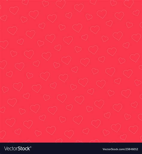 Pink Heart Pattern Background Royalty Free Vector Image