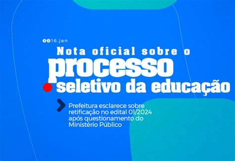 Notícia Nota da Prefeitura de Agudos sobre o Processo Seletivo dos