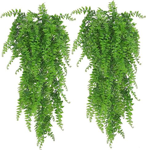 2 Pièces Plante Artificielle Retombante Plantes Artificielles