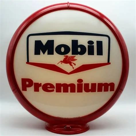 Globe De Pompe Essence Mobilgas Premium