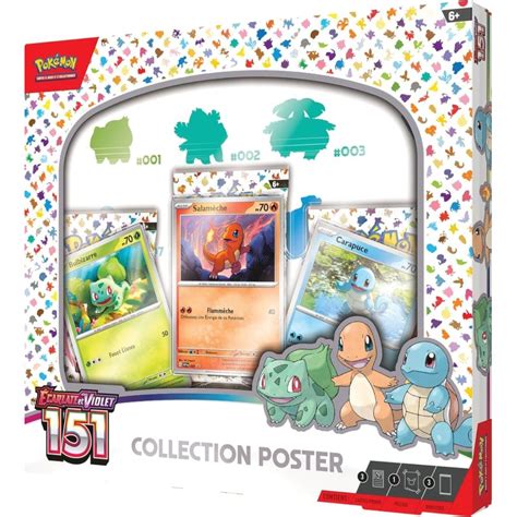 Coffret Collection Poster Pokémon Écarlate et Violet 151