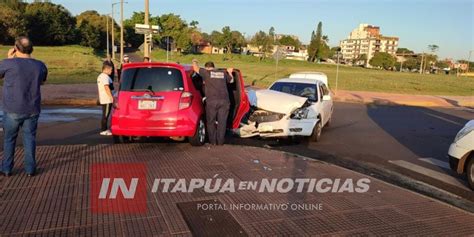 CONDUCTOR EBRIO PROVOCA ACCIDENTE DE TRÁNSITO EN ENCARNACIÓN Itapúa