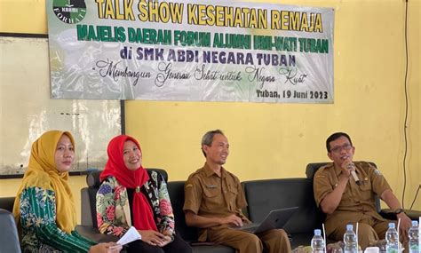 Pelajar Tuban Antusias Ikuti Talkshow Kesehatan Mental Dan Reproduksi