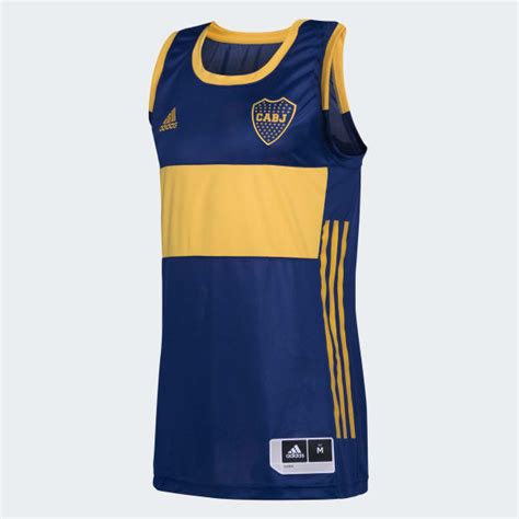 adidas Camiseta de Básquet titular de Boca Juniors Azul adidas