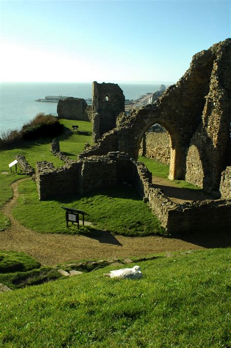 Hastings Castle Built By William Of Normandy From 1067the First