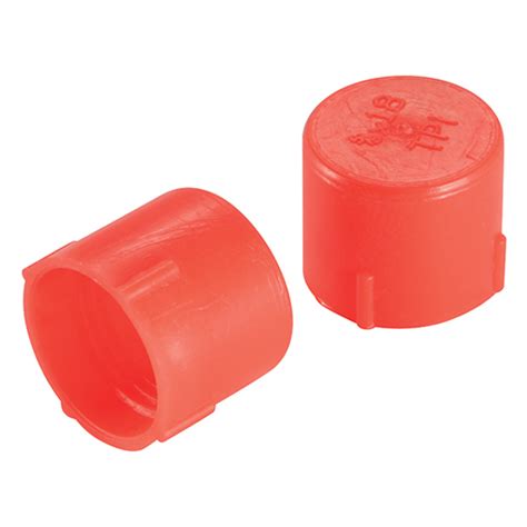 Red Ldpe Unfjic Thread Sr 1018 Threaded Protection Caps Plastic