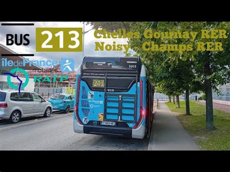 Bus Ratp Urbanway Gnv C Le Trajet Entre Chelles Gournay Rer