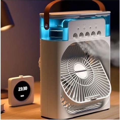 Mini Ar Ventilador A Vapor Port Til Reservat Rio De Gua Usb Led