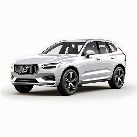 Premium Ai Image Car Isolated On White Background Volvo Xc60 White Car Blank Clean On White