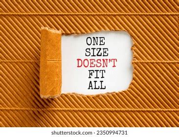 One Size Does Not Fit All Stock Photo Shutterstock